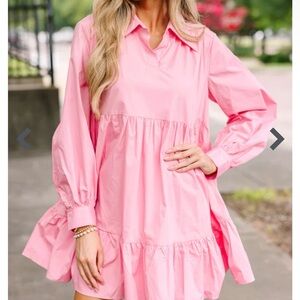 Listicle Pink Mini Dress